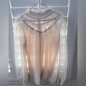 Embroidered vintage blouse